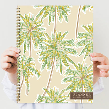 **FINAL SALE** July 2024 - June 2025 Positano Palms Large Weekly Monthly Planner