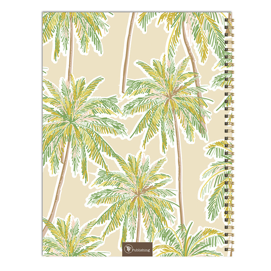 **FINAL SALE** July 2024 - June 2025 Positano Palms Large Weekly Monthly Planner