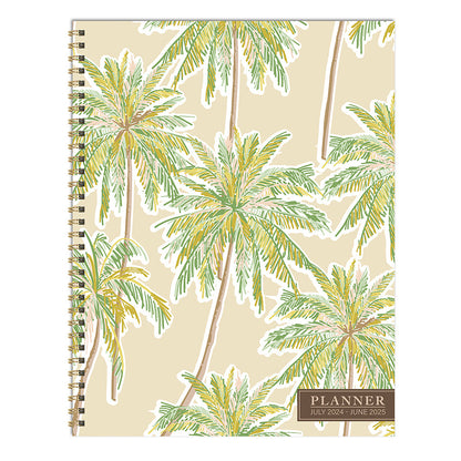 **FINAL SALE** July 2024 - June 2025 Positano Palms Large Weekly Monthly Planner