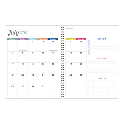 **FINAL SALE** July 2024 - June 2025 Pretty Parrot Large Weekly Monthly Planner