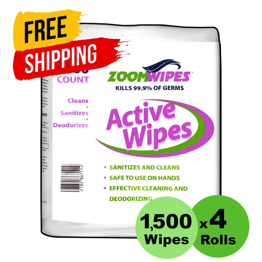 Quick Sanitizing "Active" Wipes Case