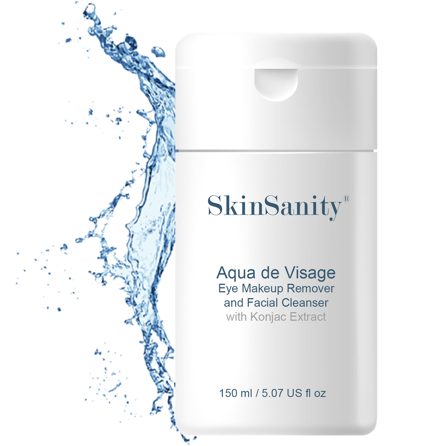 SkinSanity® Aqua de Visage Eye Makeup Remover & Facial Cleanser  5 fl oz