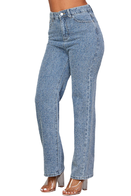 Chic Textured Denim