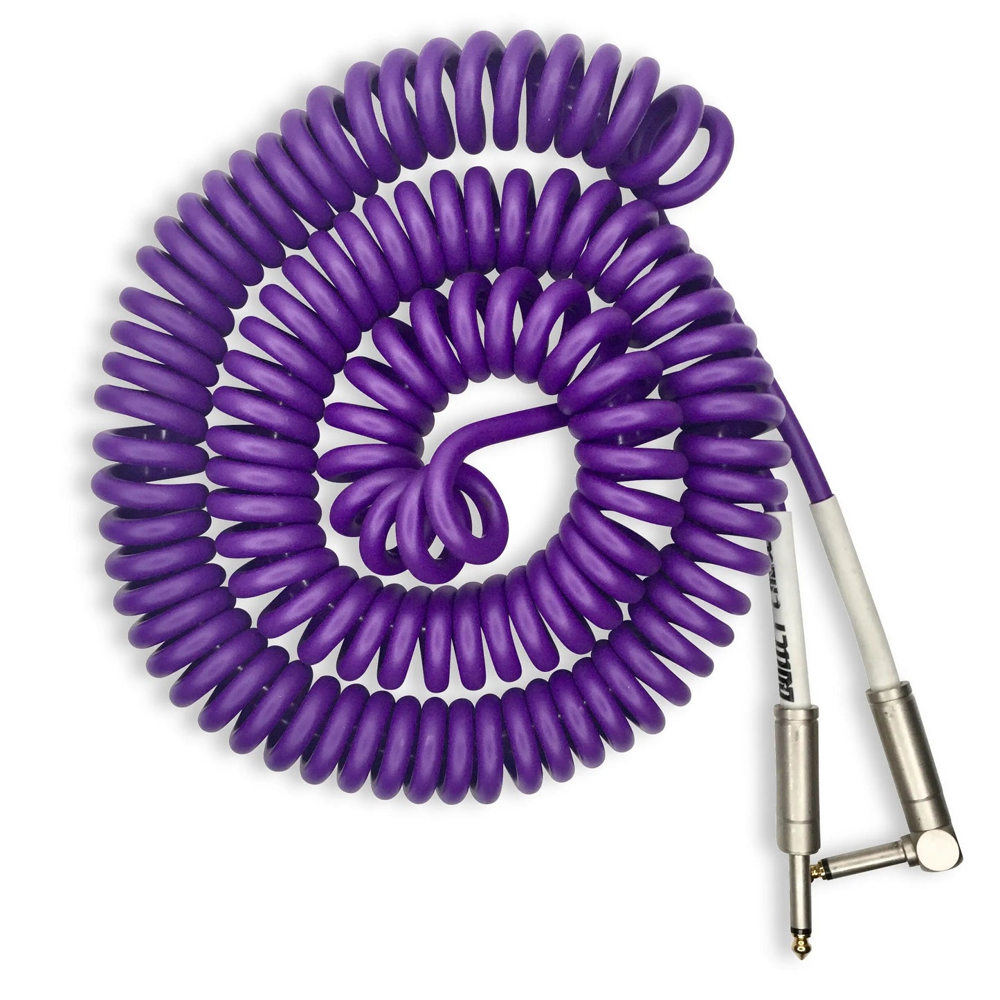 Bullet Cable 30′ Purple Coil Cable