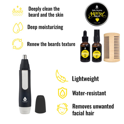 Pursonic Ultimate Beard Care Kit: Grooming Essentials for a Perfect Beard.