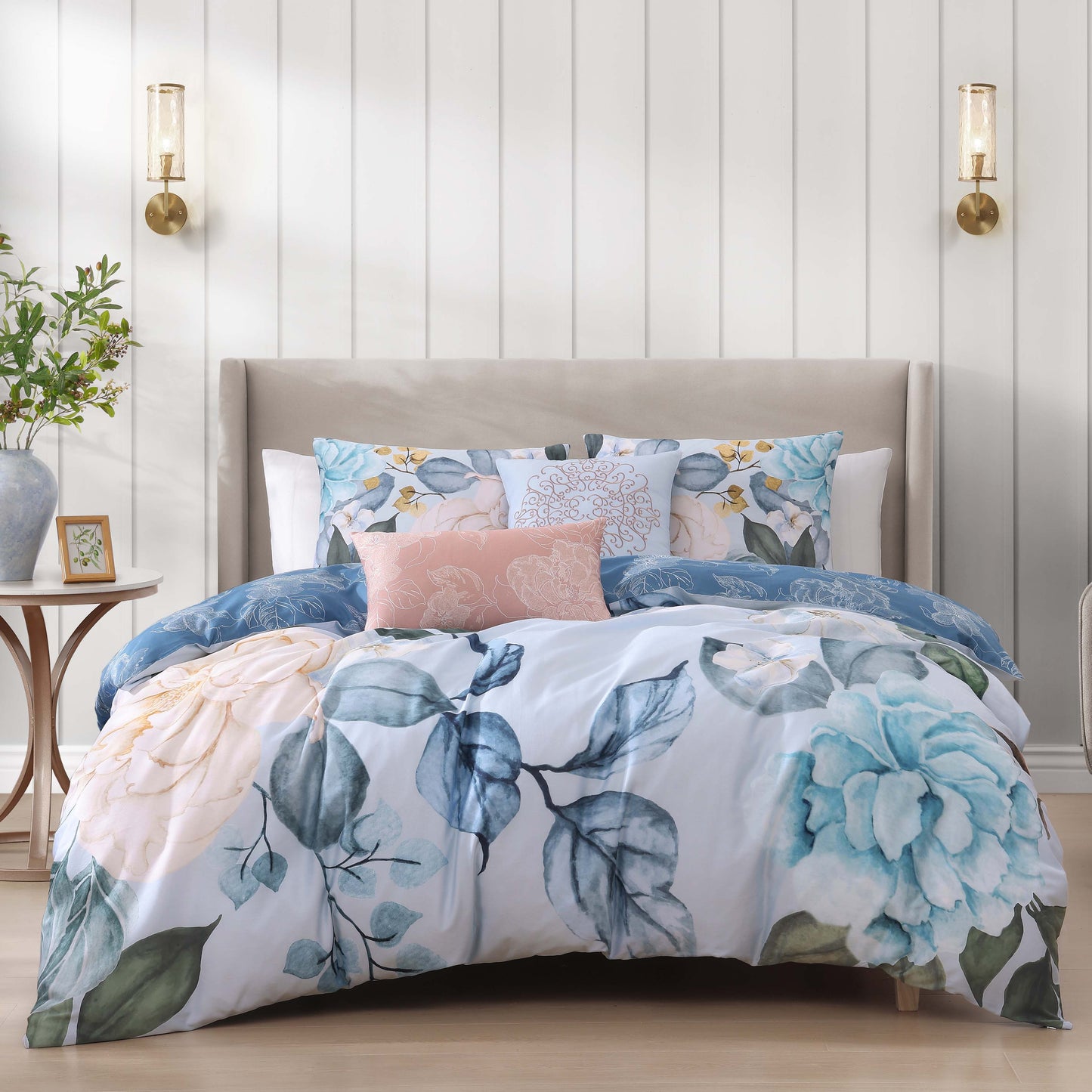 Bebejan Garden In The Sky 5 Piece Reversible Comforter Set