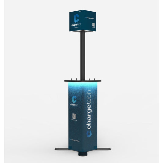 LED Lightbox Charging Kiosk