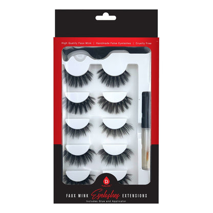 Faux Mink Style False Eyelashes Extensions