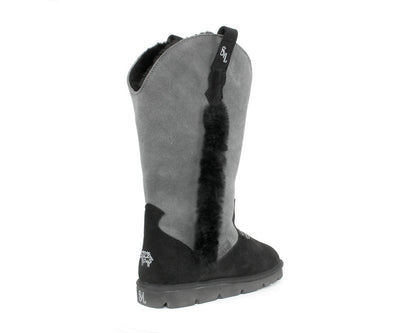 Women's Cowboy Boot - Charcoal