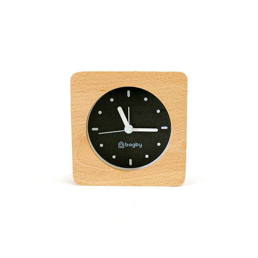 Bagby EMF-Free Minimalist Silent Analog Alarm Clock