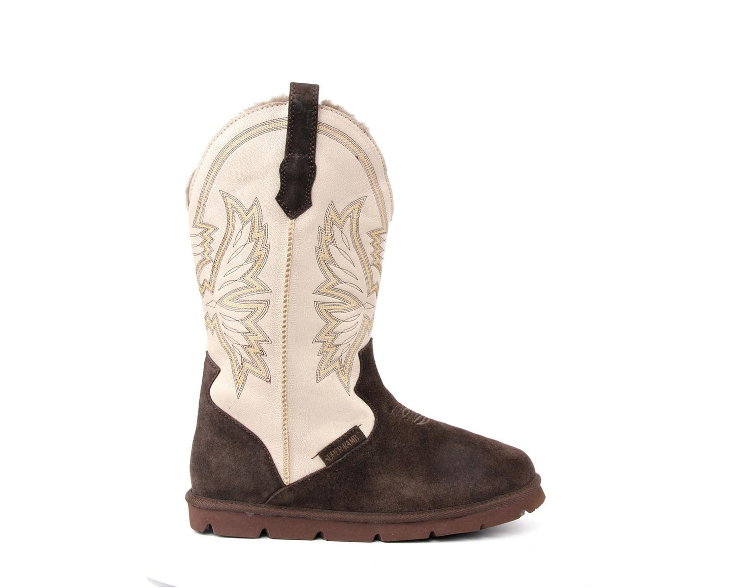 Men's Cowboy Boot - Espresso/Cream