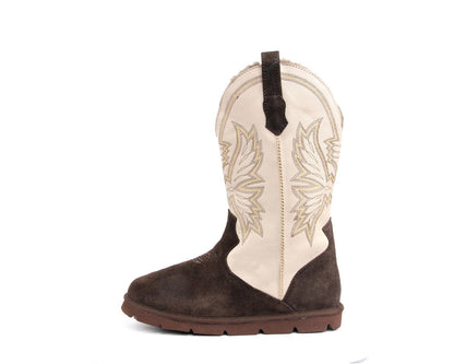 Men's Cowboy Boot - Espresso/Cream