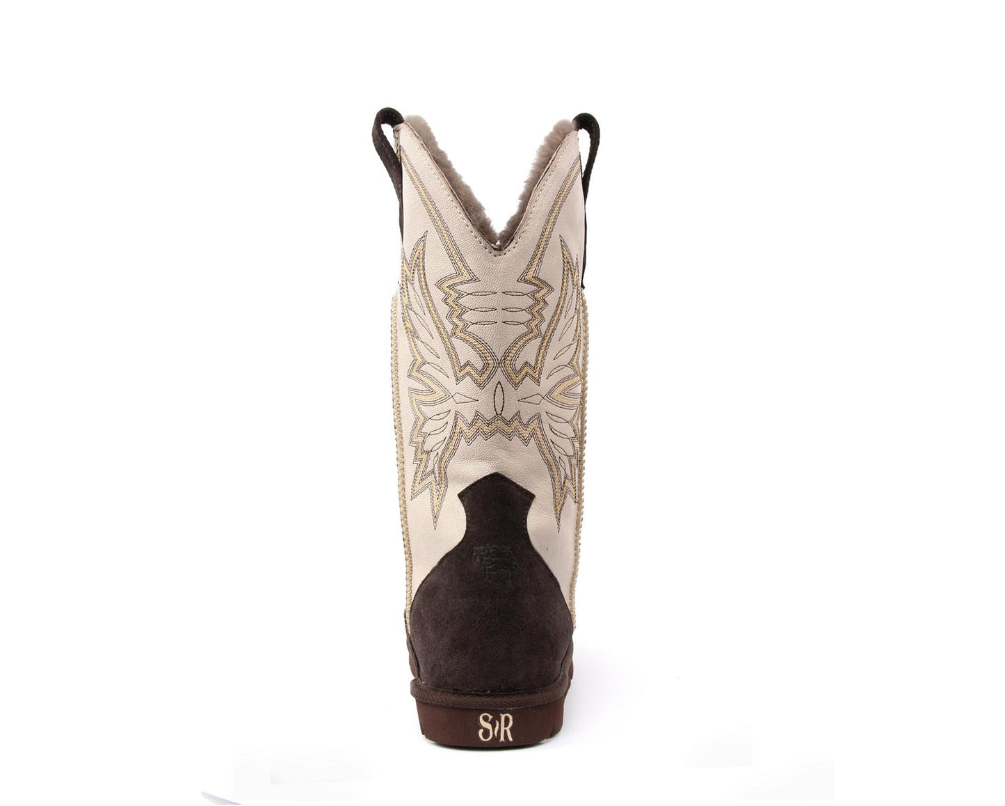 Men's Cowboy Boot - Espresso/Cream