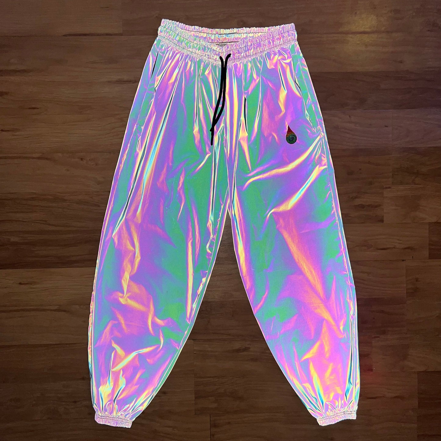 Reflective Parachute Pants