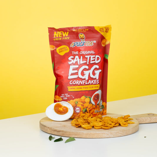 SALTED EGG CORNFLAKE CHIP - CRUNCHY SAVORY SNACK