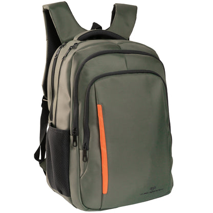 Jack Abrahams | The Chandler | Men's 20-In Coated Workbook Backpack with USB Port