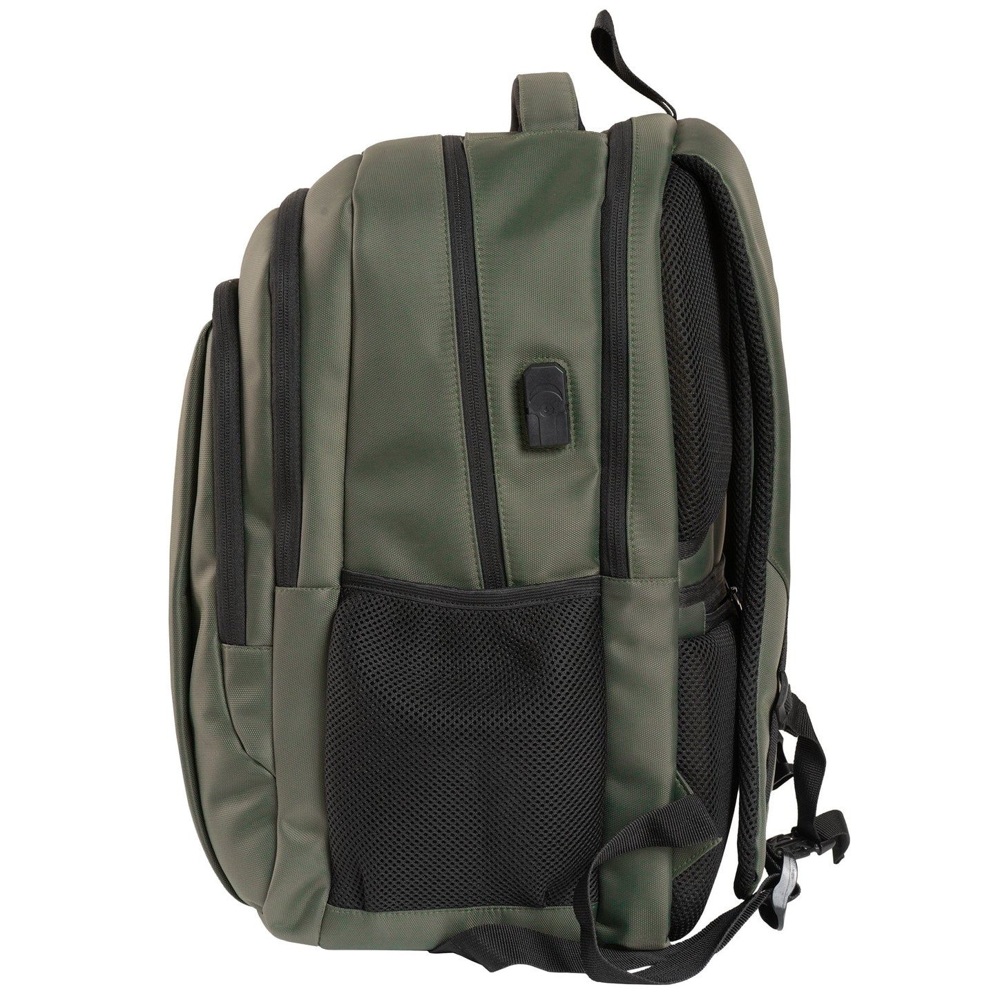 Jack Abrahams | The Chandler | Men's 20-In Coated Workbook Backpack with USB Port