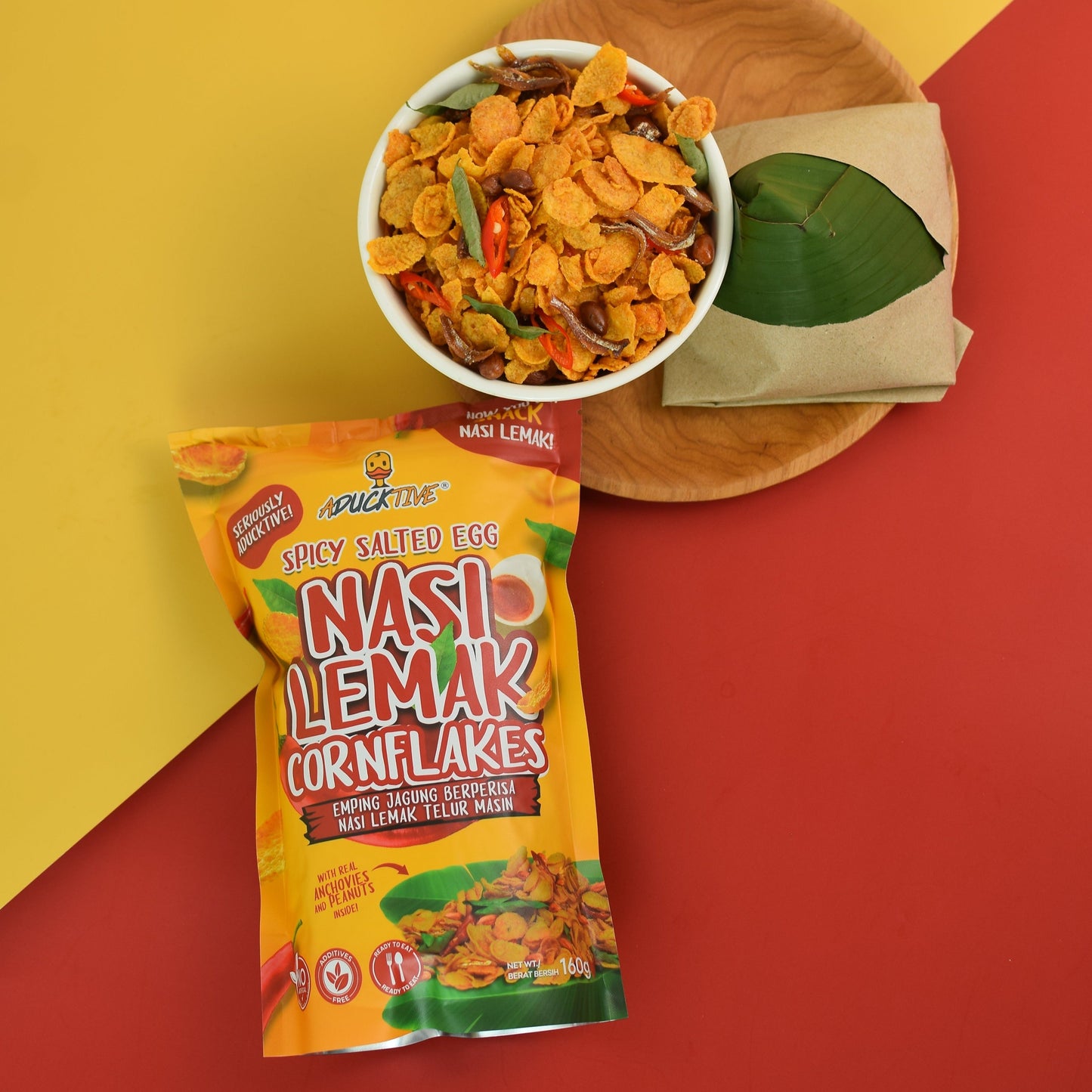 SALTED EGG CORNFLAKE CHIP - CRUNCHY SAVORY SNACK