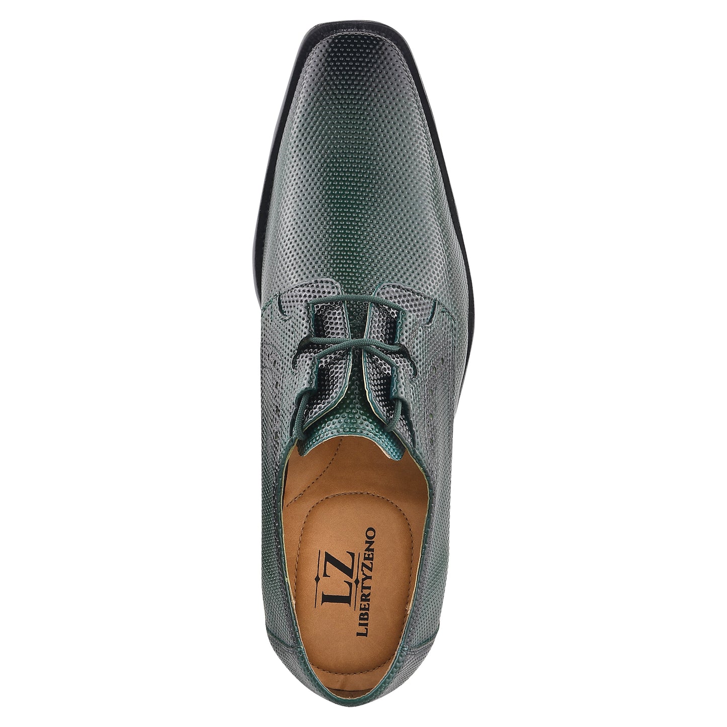 Blacktown Genuine Leather Oxford Style Lace-Up Dress Shoes For Men