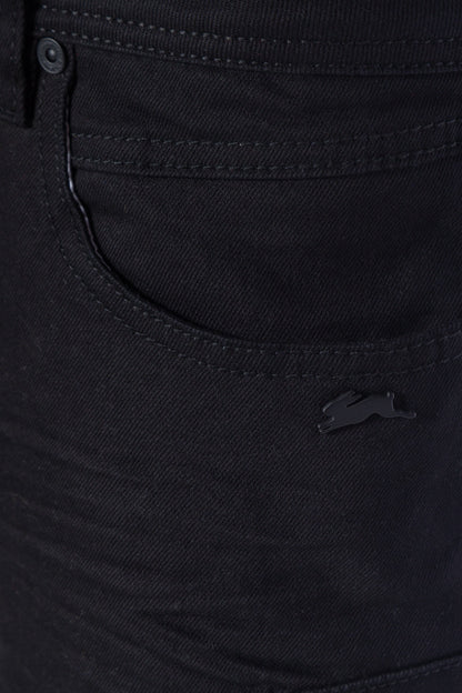 Duke | Men's Black Twill Jeans