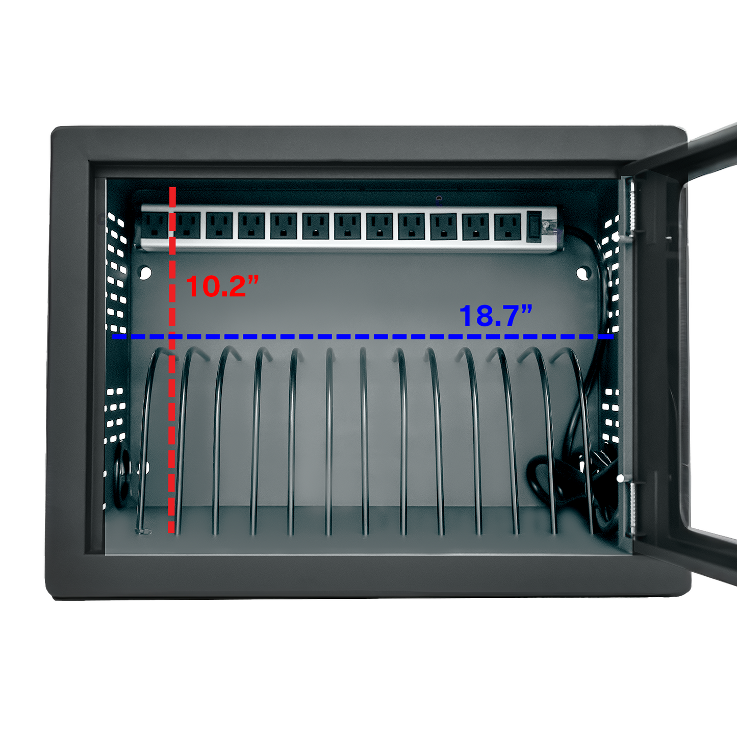 E-Series 12-Bay AC Charging Cabinet