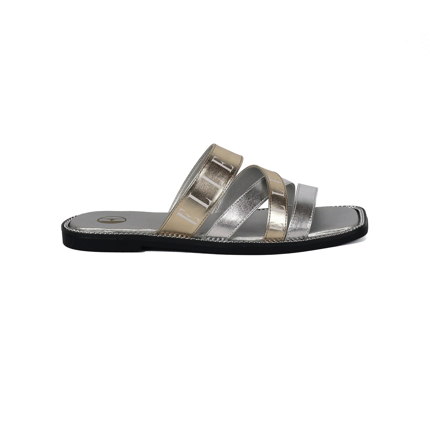 Oceana comfy fit classic ELLE women Sandal in Silver