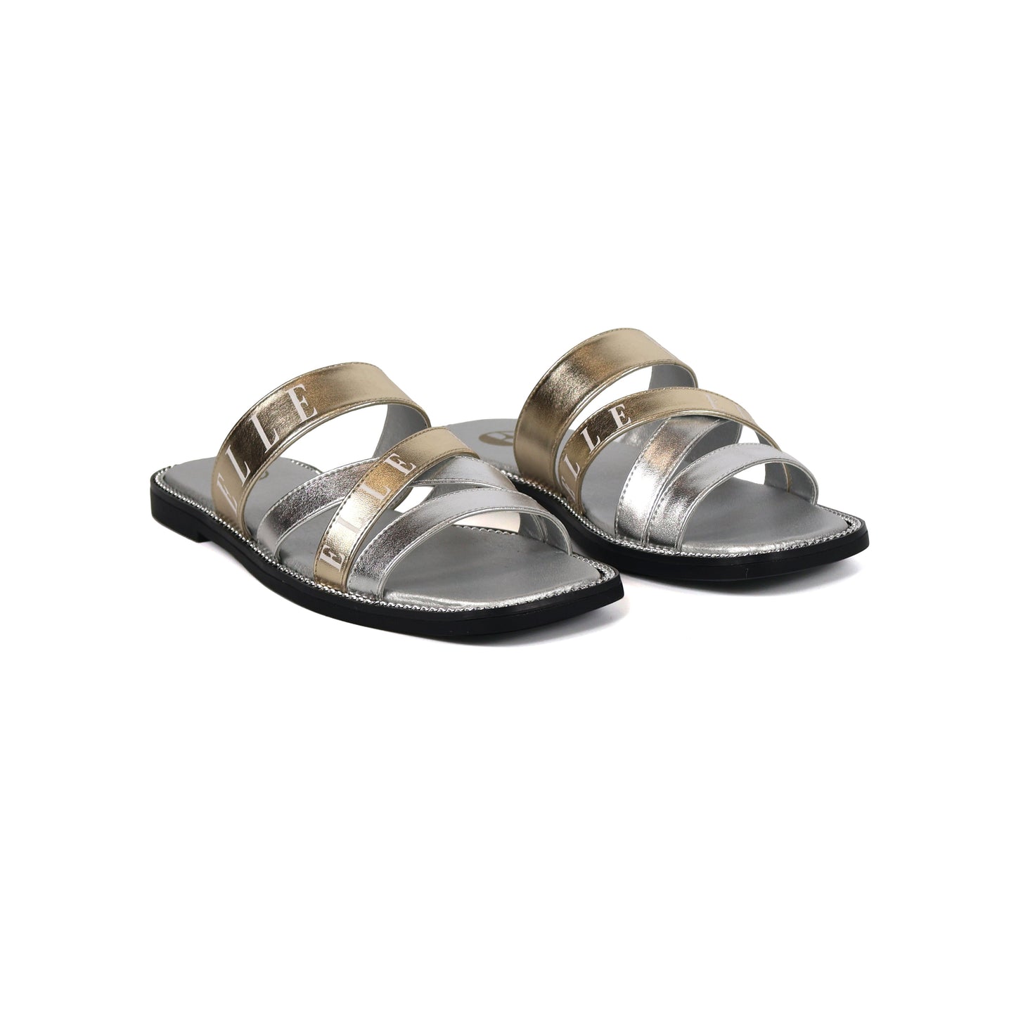 Oceana comfy fit classic ELLE women Sandal in Silver