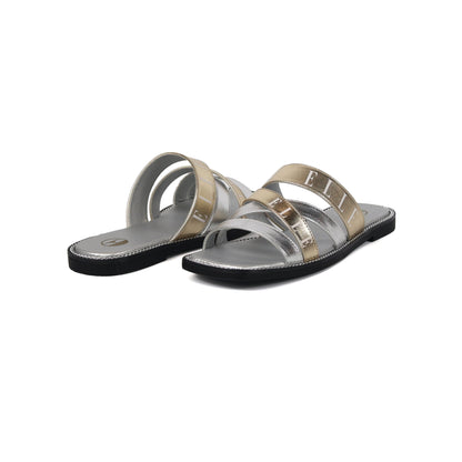 Oceana comfy fit classic ELLE women Sandal in Silver