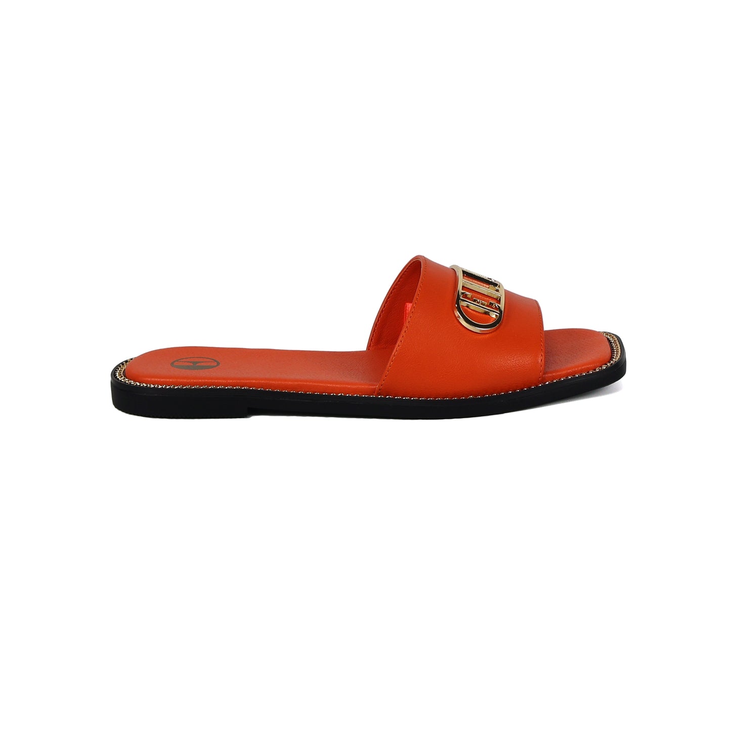 Odeta comfy fit classic ELLE women Sandal in Orange