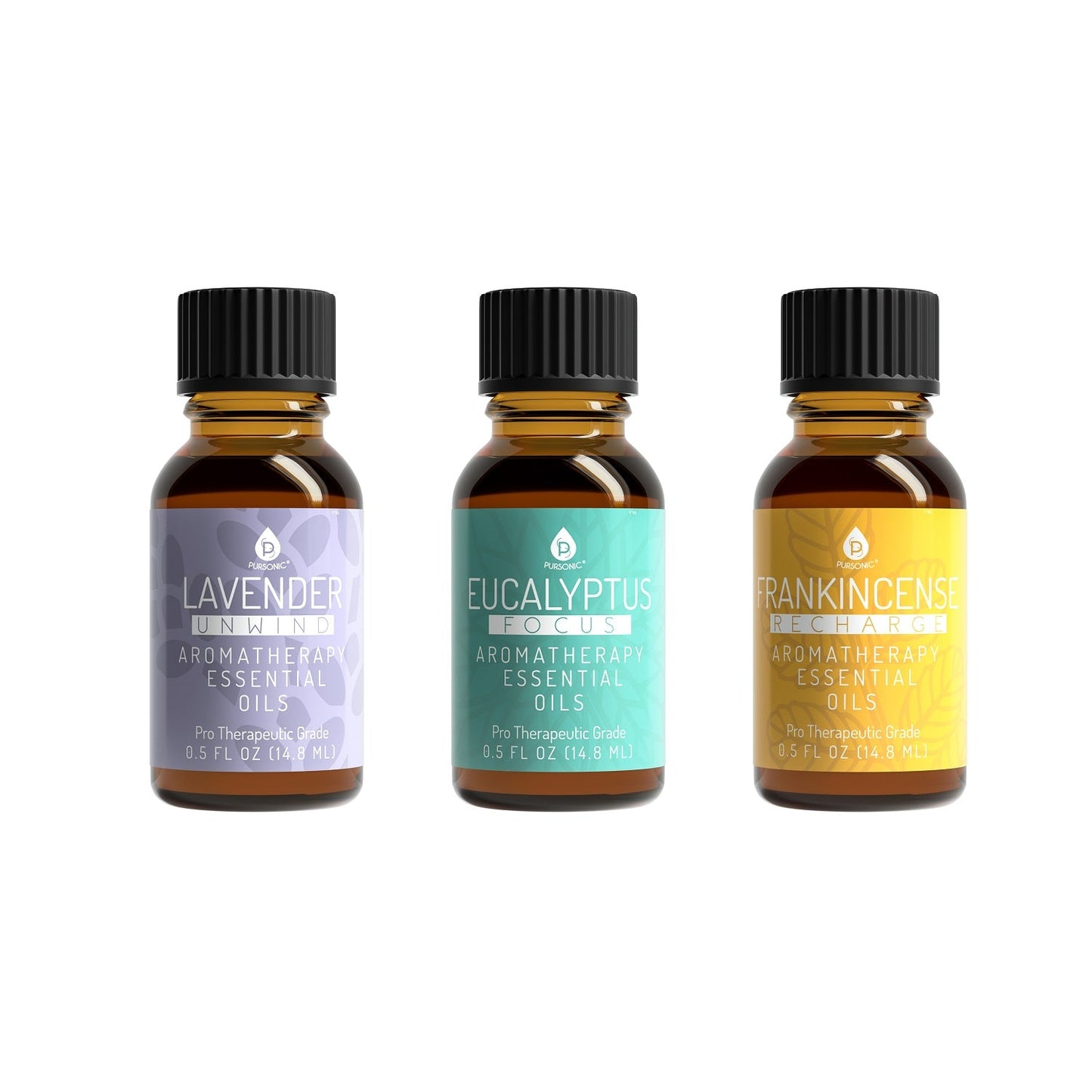 3 Pack Aromatherapy Essential oils (Lavender, Eucalyptus, Frankincense)