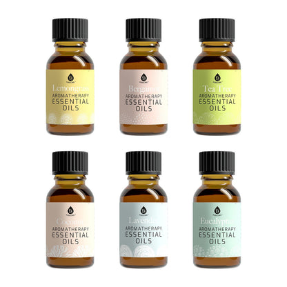 6 Pack of Aromatherapy Essential Oils