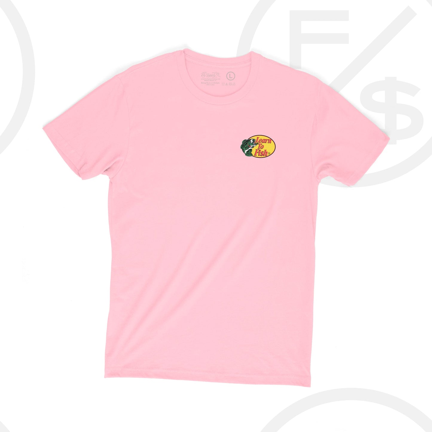 Learn To Fish: Tee (Pink)