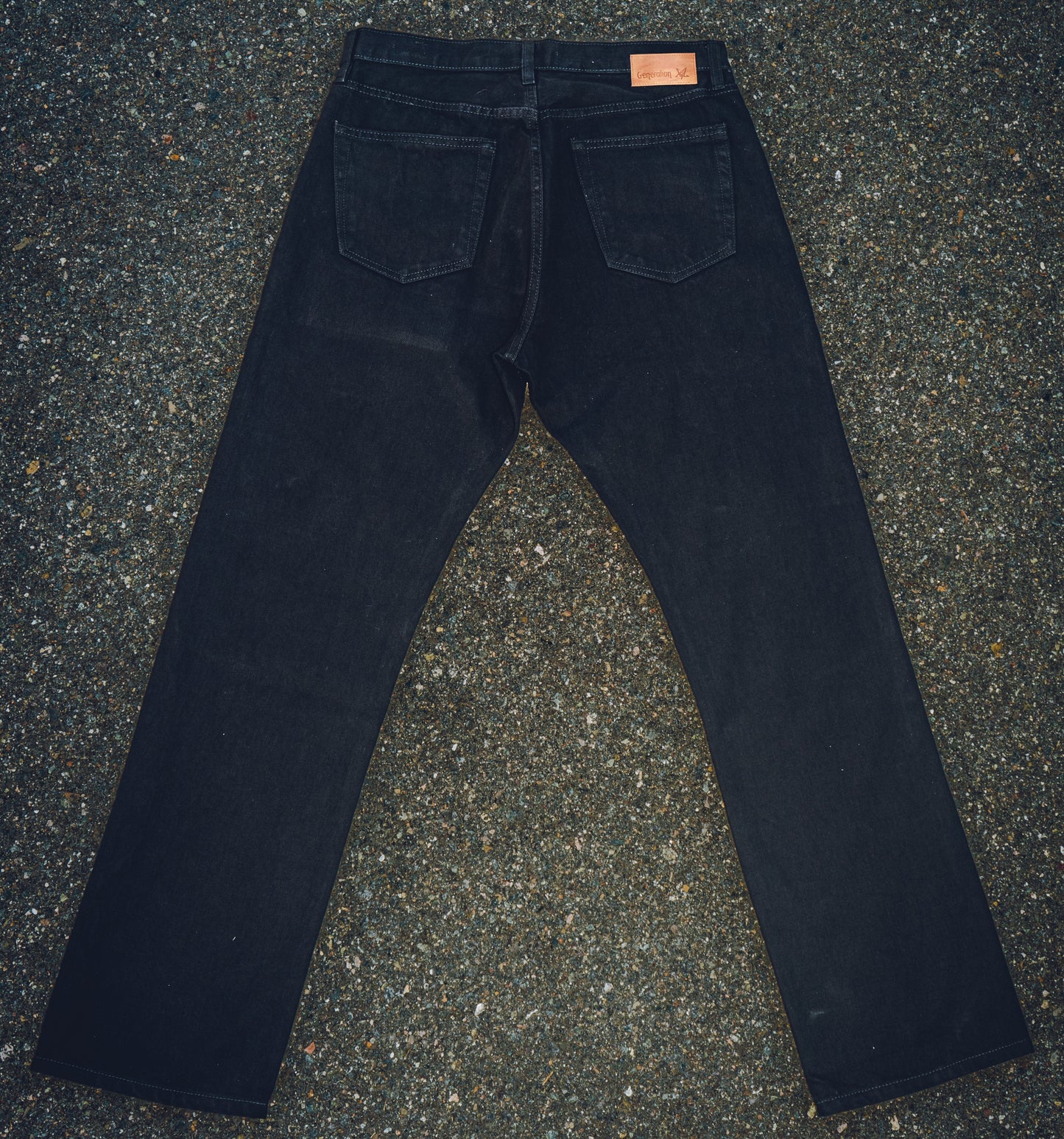 Straight Leg Denim Jeans