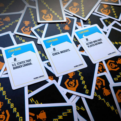 Humblebrag Game | The Bluffing, Boasting, Trivia Card Game