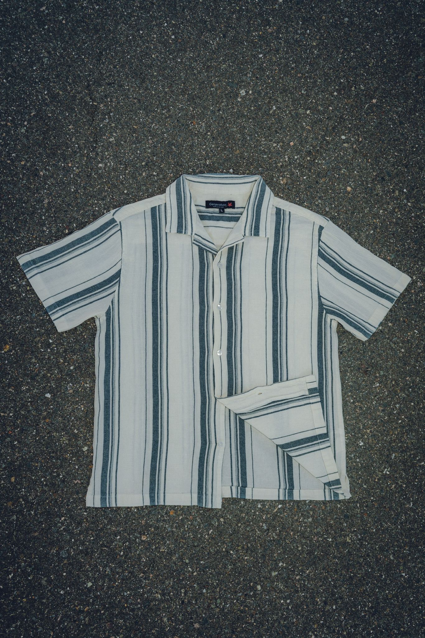 Textured Striped Shirt