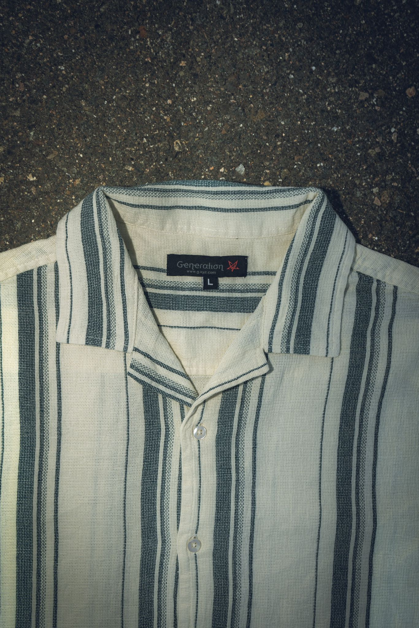 Textured Striped Shirt