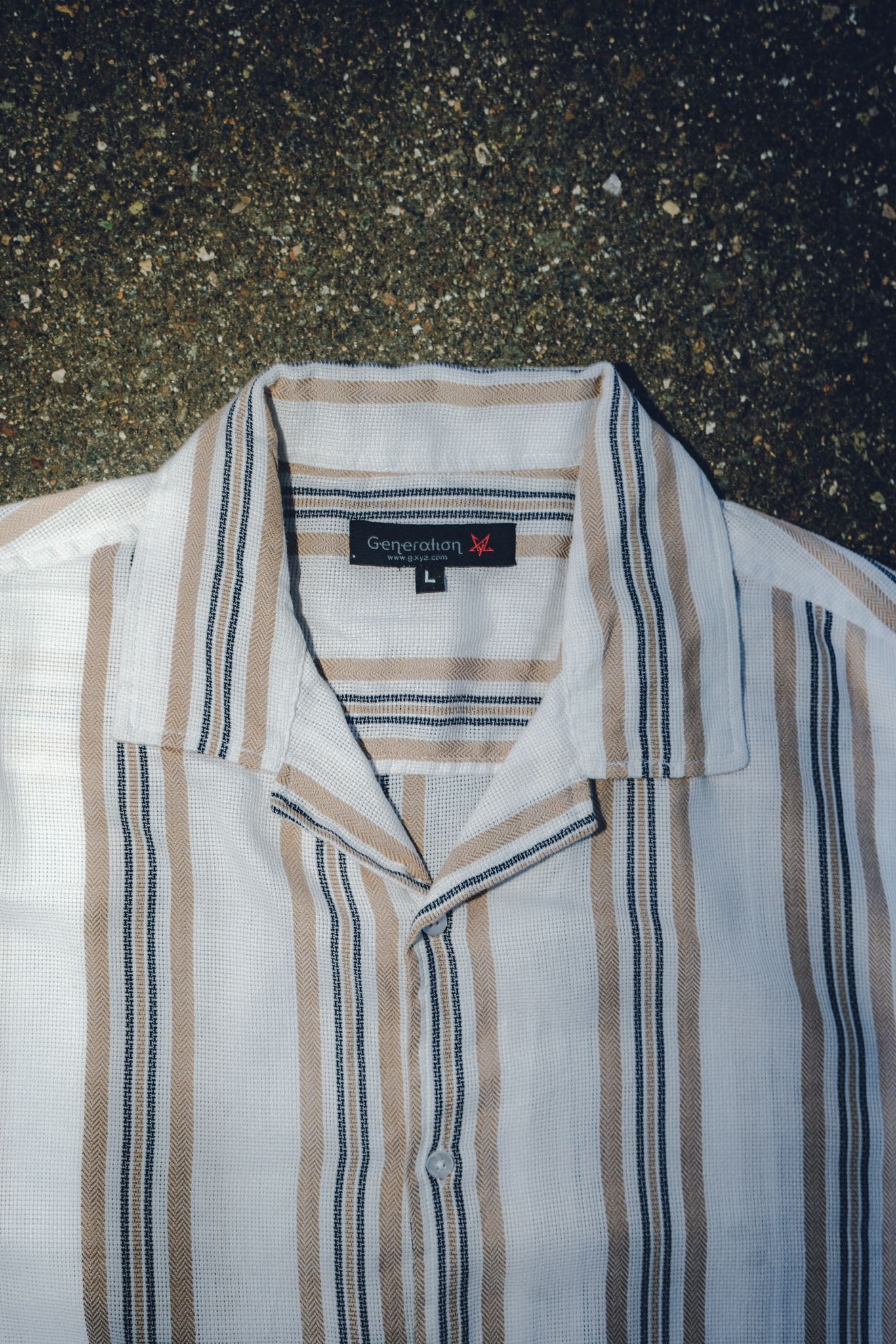 Textured Striped Shirt