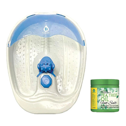 Foot Spa Massager with Tea Tree Oil Foot Salt Scrub (Warming Function)