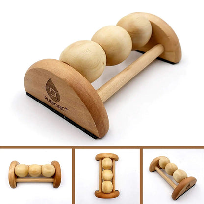 All Natural Wooden Foot Massager Roller