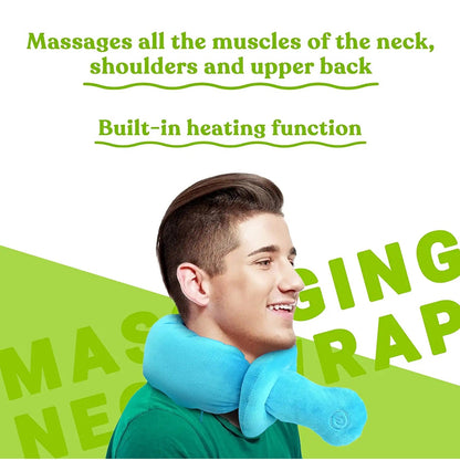 Portable Neck & Shoulder Adjustable Massaging Wrap