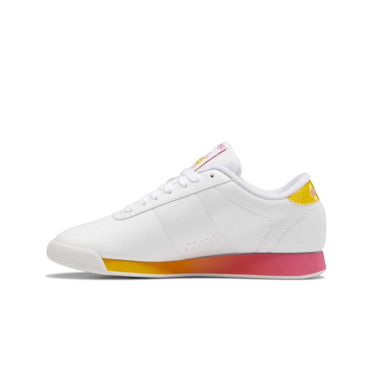 REEBOK HP7571 PRINCESS WMN'S (Medium) White/Pink/Yellow Synthetic Lifestyle Shoes