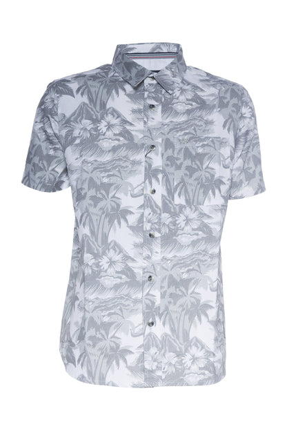 Henrick | Printed Linen Shirt