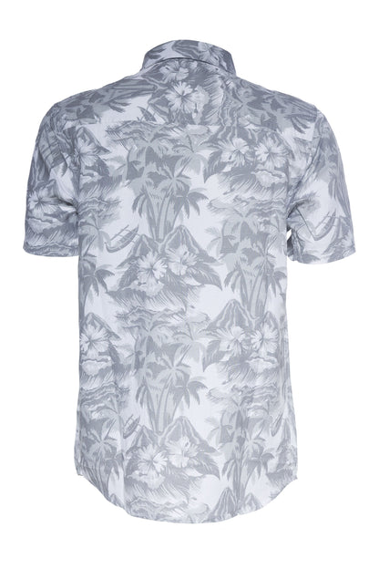 Henrick | Printed Linen Shirt