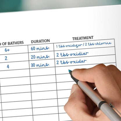 Hot Tub Maintenance Logbook