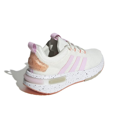 ADIDAS IF0044 RACER TR23 WMN'S (Medium) White/Orchid/Beige Textile Running Shoes