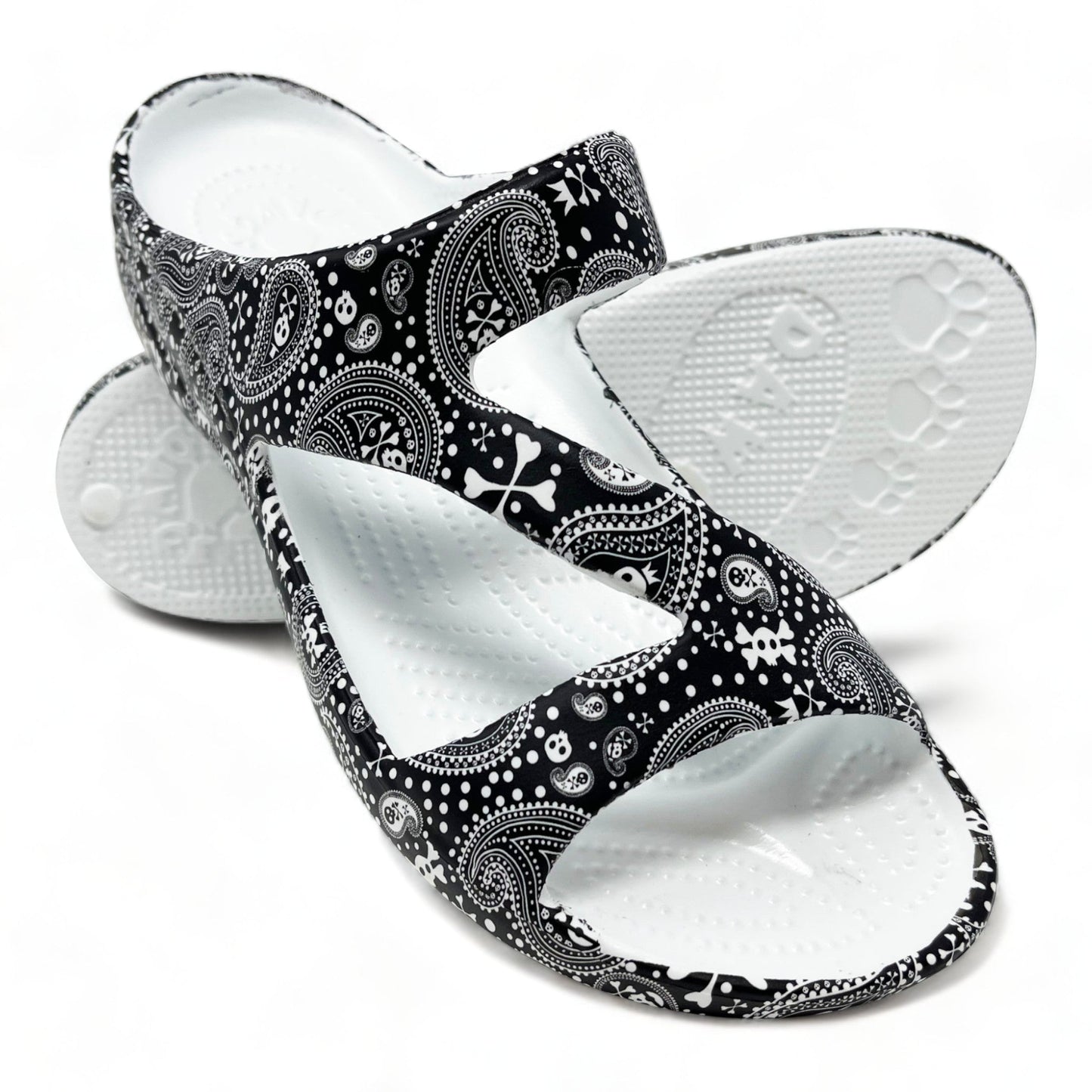 Women's PAW Print Z Sandals - Pirate Paisley