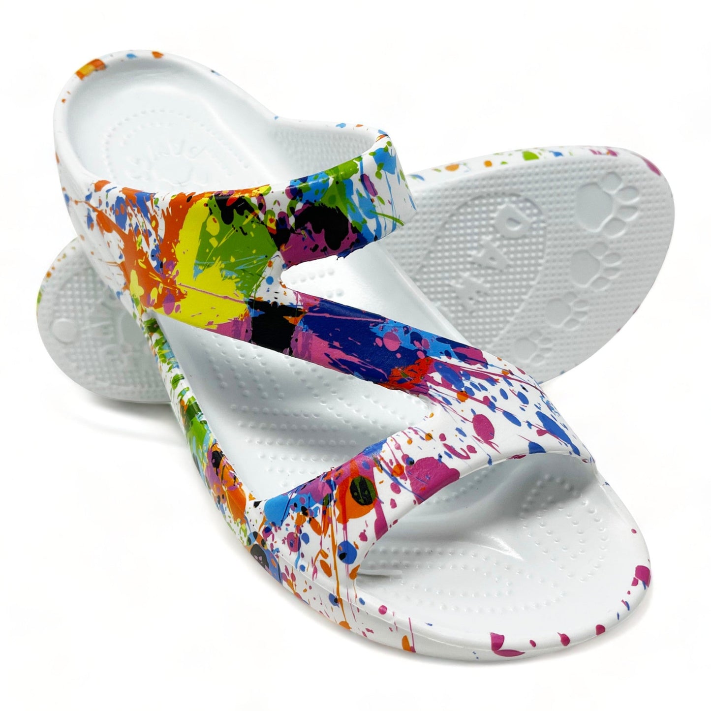 Women's PAW Print Z Sandals - Artist Palette