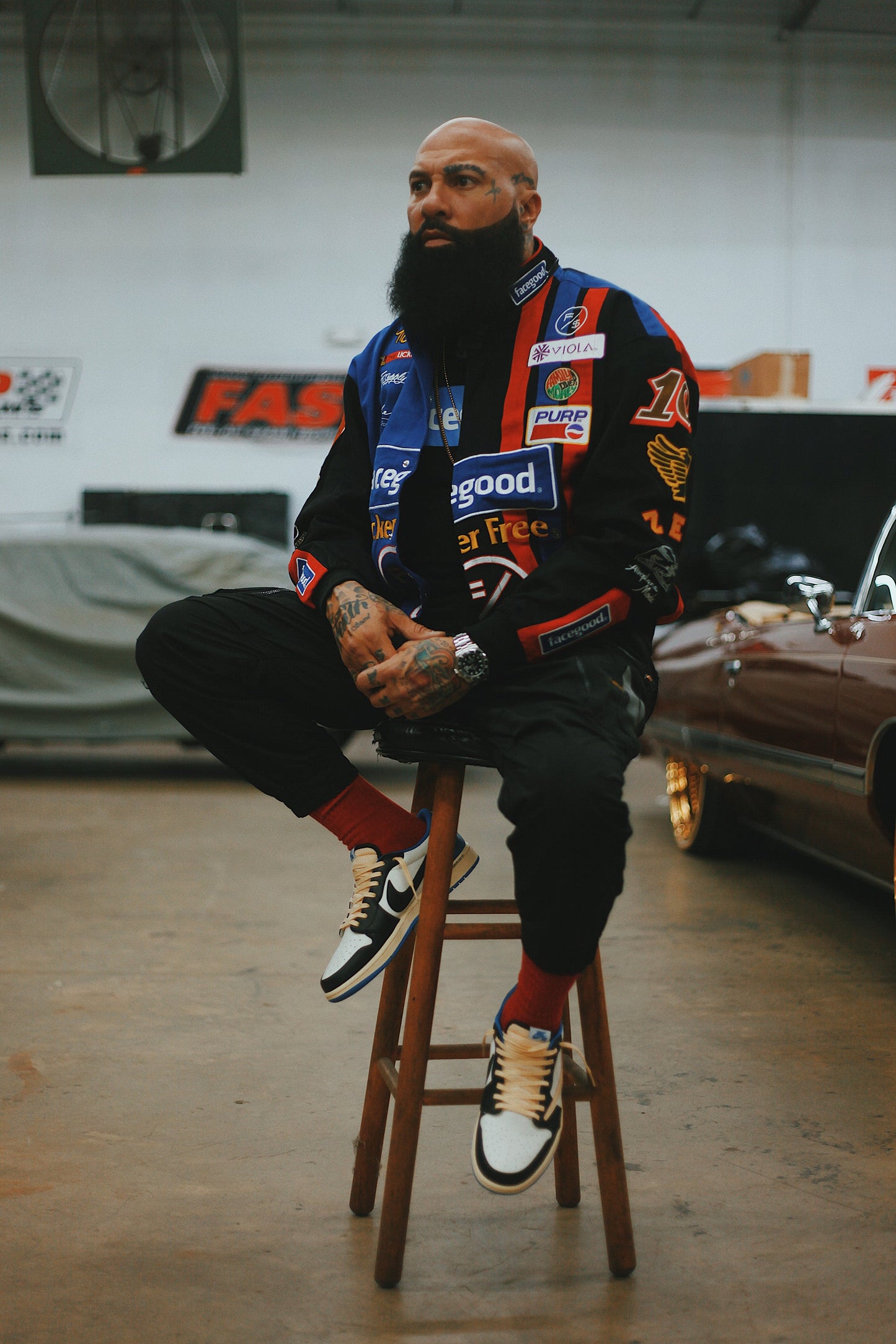 FaceGood Nascar Jacket