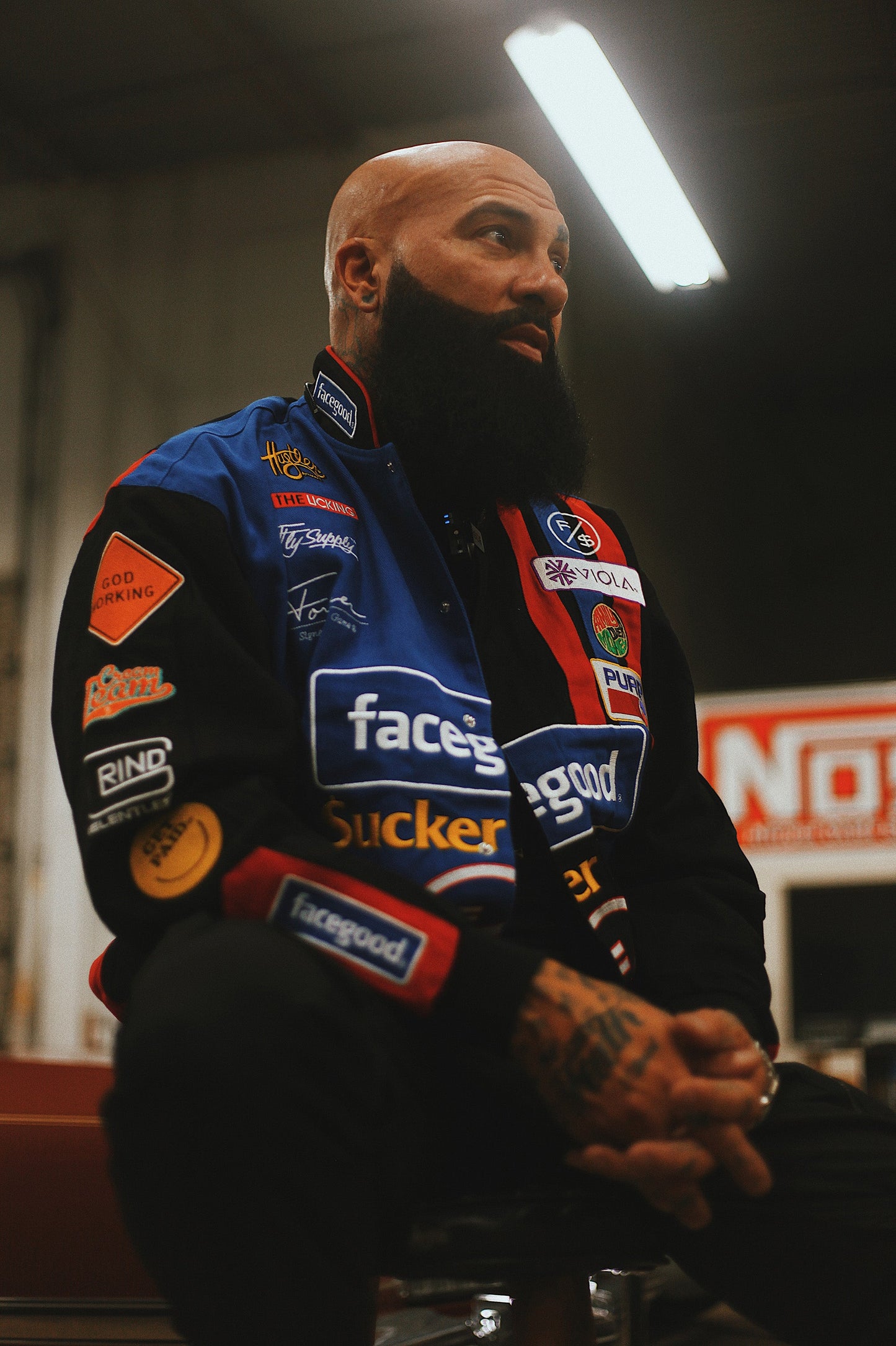 FaceGood Nascar Jacket