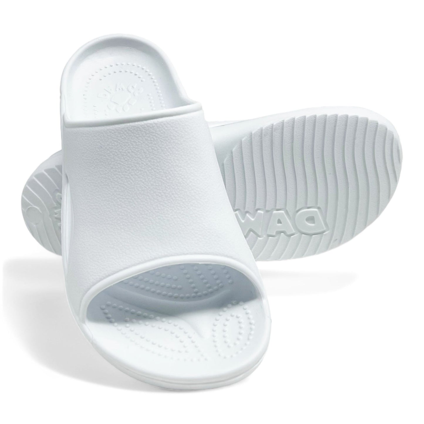 Women's Slides - White